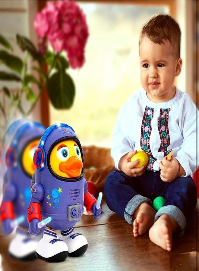 BRAVIADECOR BRAVIA Space Duck Dancing Robot Toy for Kids | Dancing Duck Toy with Music and Flashing Lights | Early Learning Motor Skills Development Toy 16 - Image 2